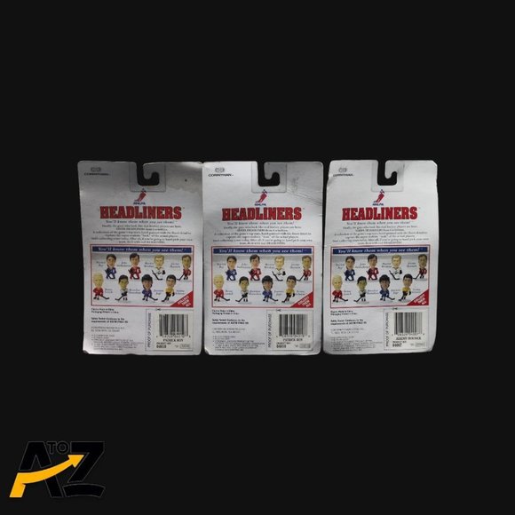 Lot of 3 Headliners Figures - Patrick Roy & Jeremy Roenick NHLPA Corinthian 1996 - Picture 2 of 12